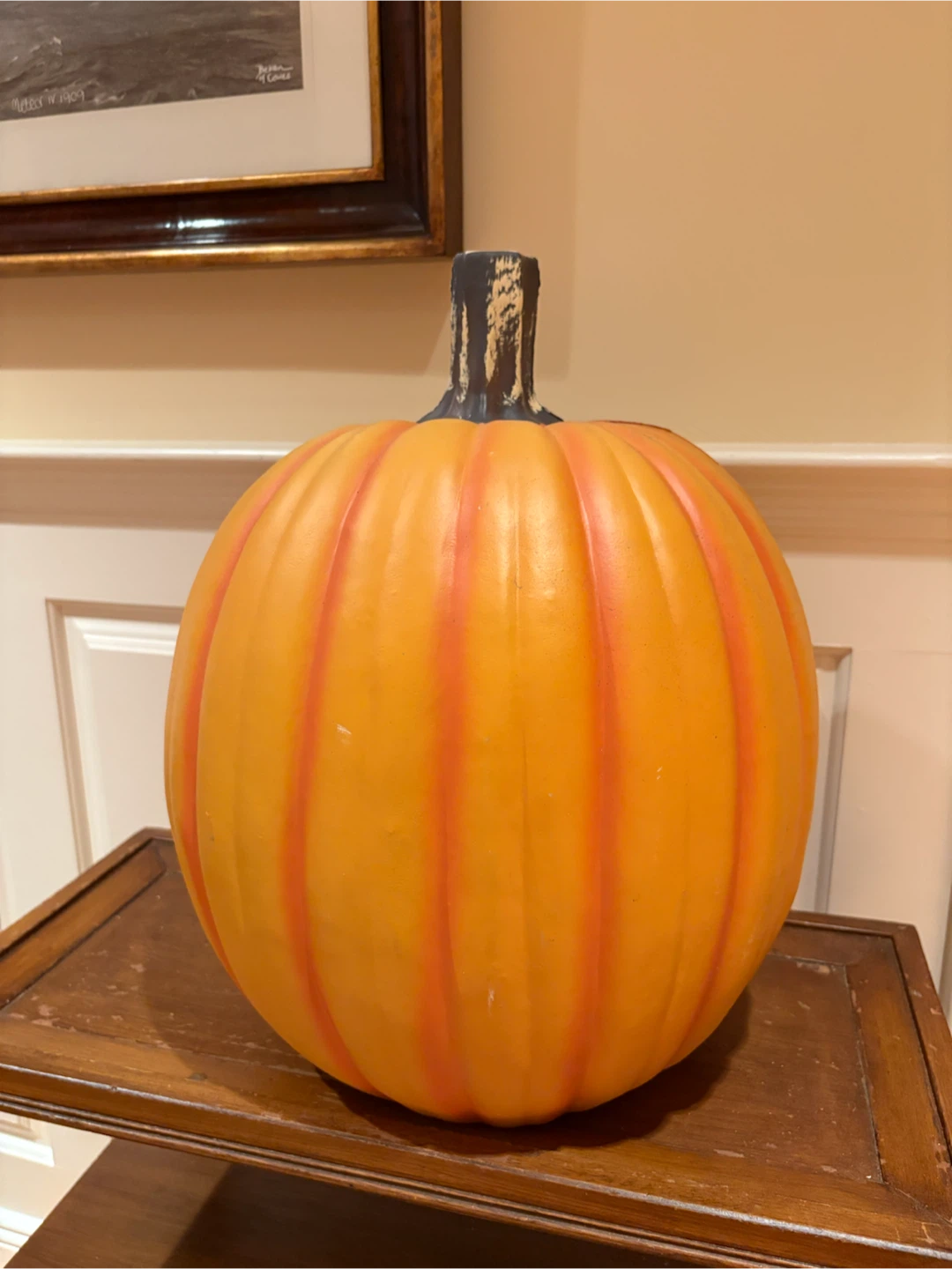 Set of three decorative pumpkins - photo 5