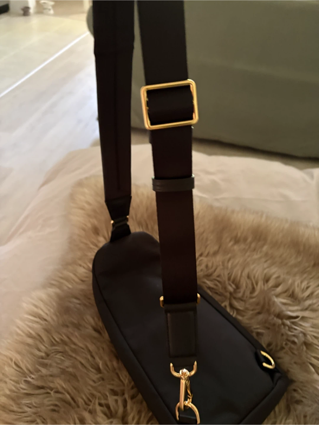 TUMI Black Nylon Sling Backpack - photo 5