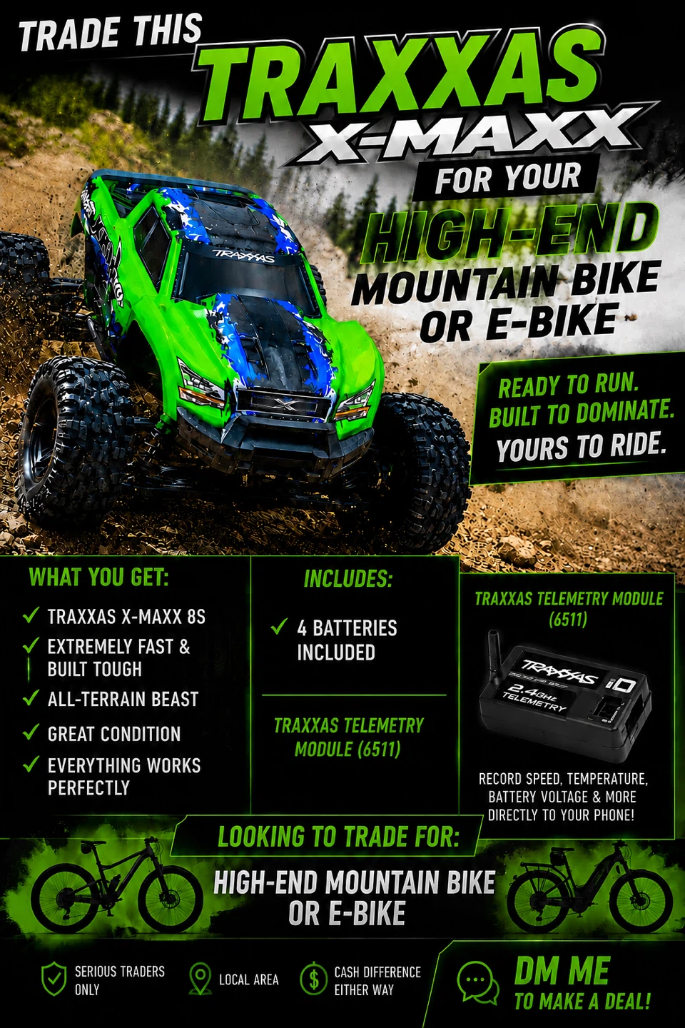 Traxxas X-Maxx 8S RC Monster Truck