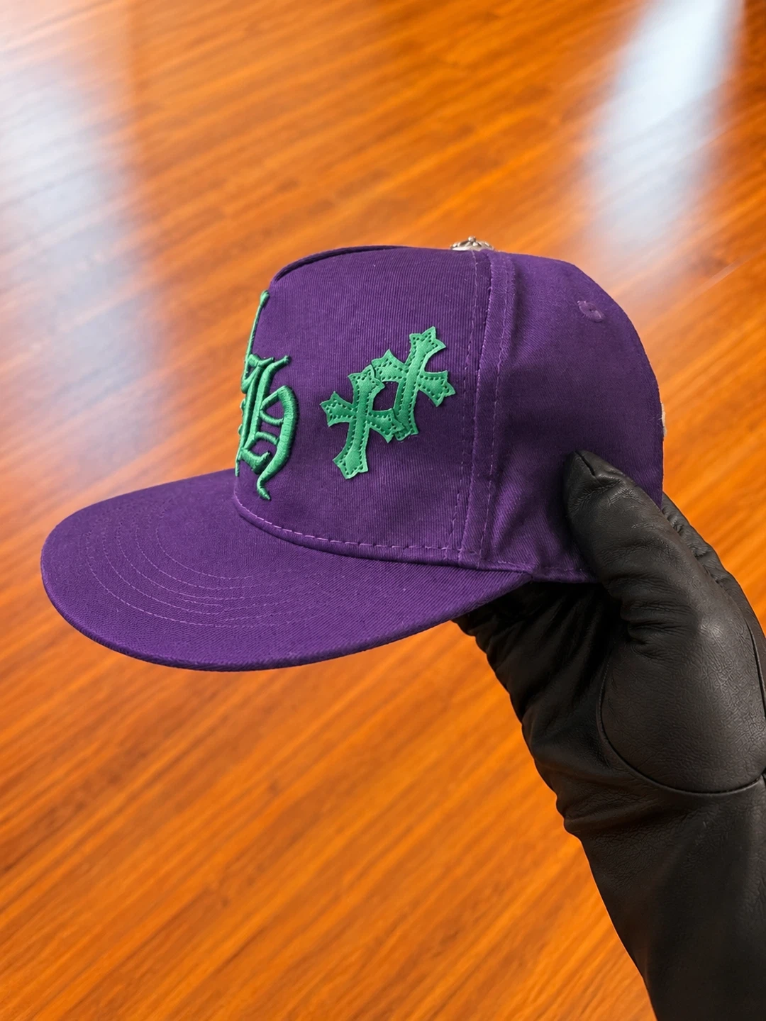 Chrome Hearts Purple Baseball Hat - photo 2