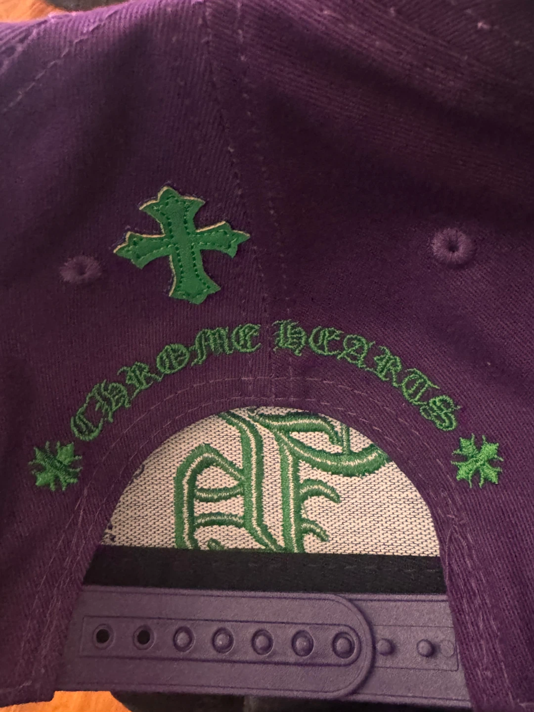 Chrome Hearts Purple Baseball Hat - photo 3