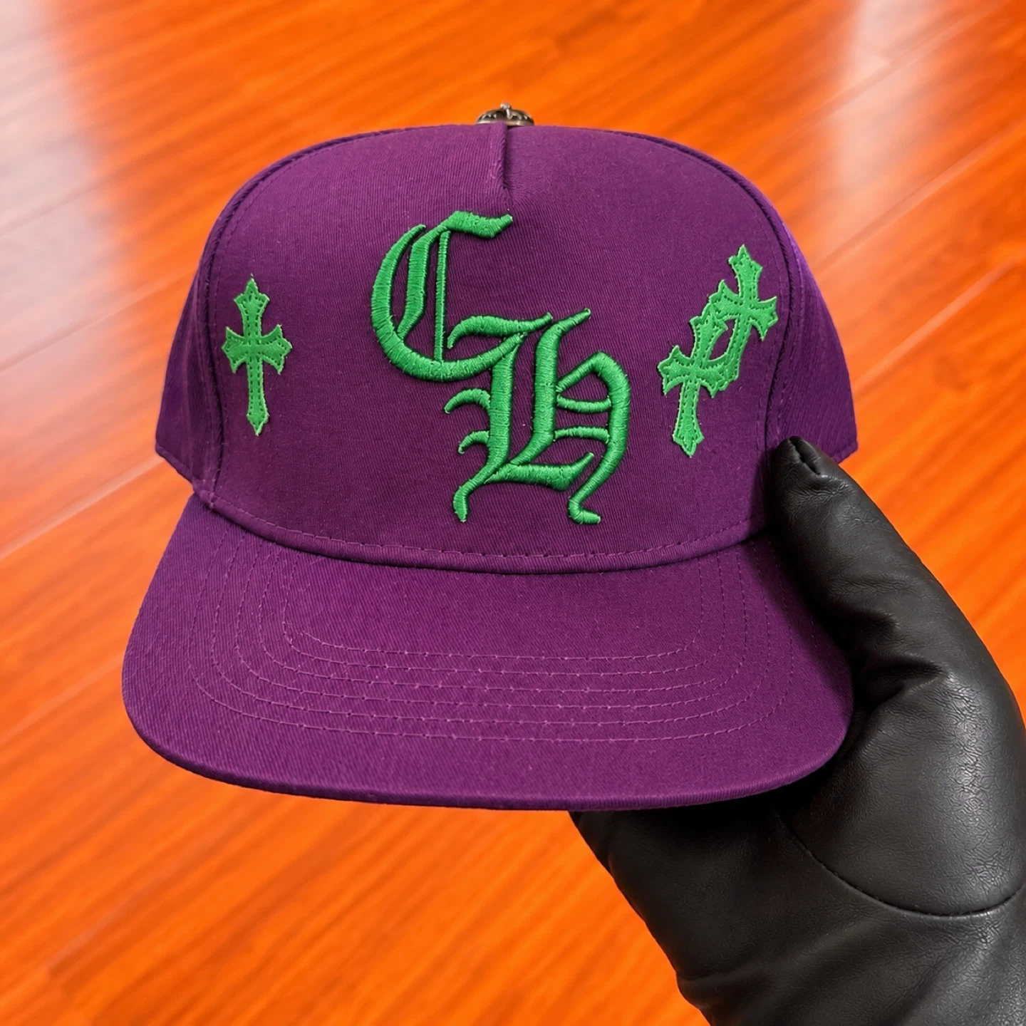 Chrome Hearts Purple Baseball Hat