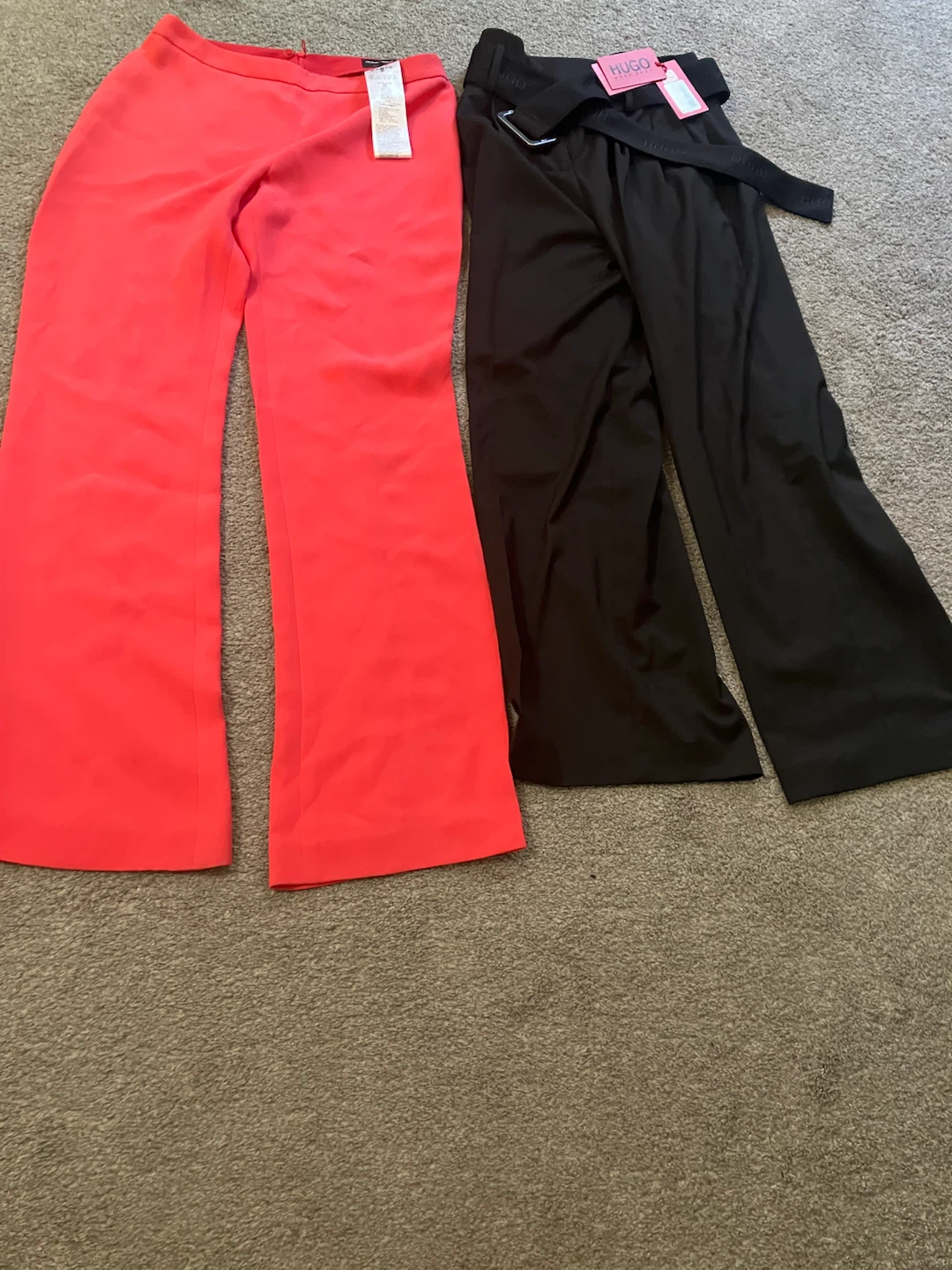 Hugo Boss Black Trousers & Coral Trousers - photo 2