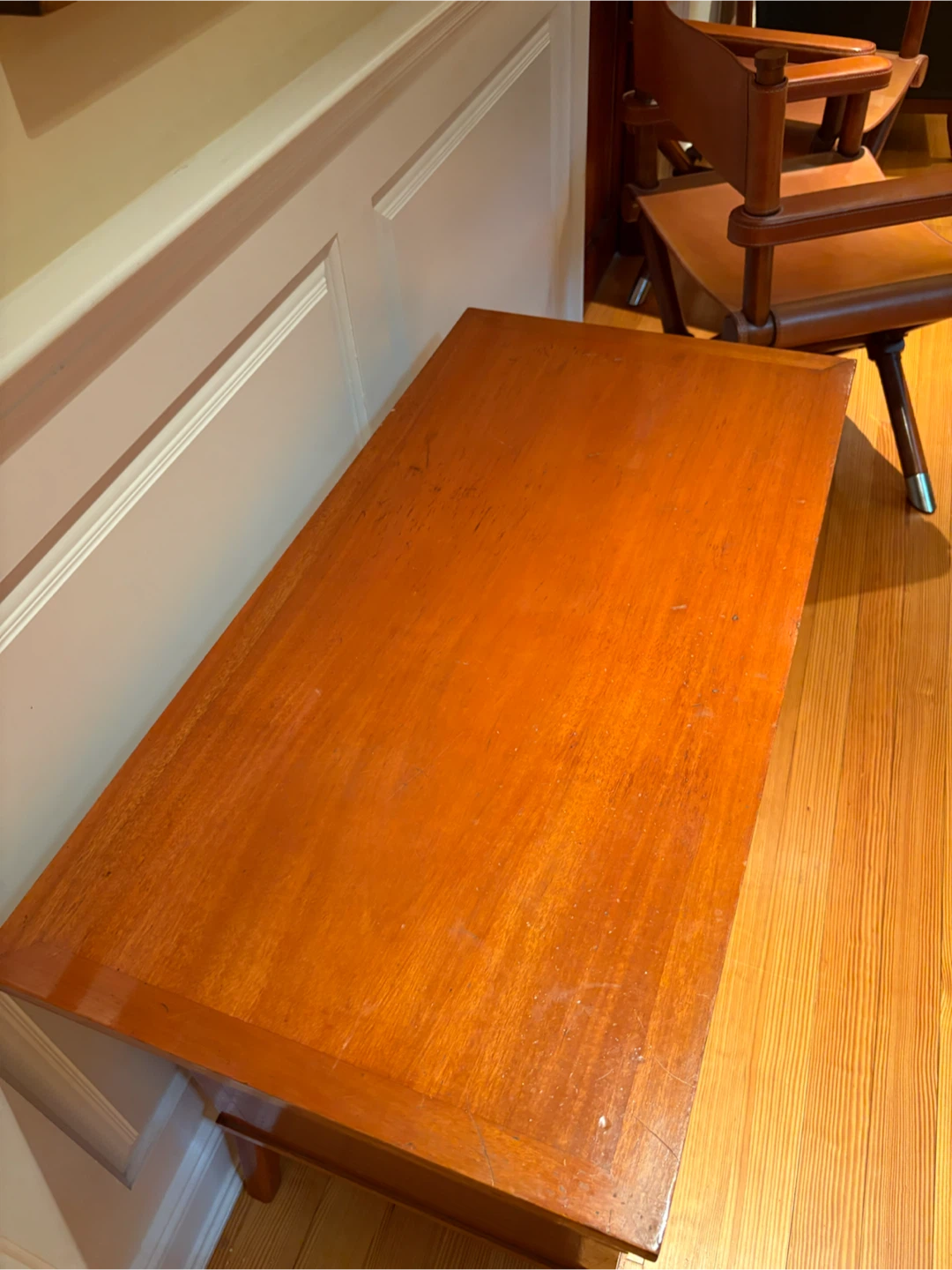 Vintage Mid-Century Modern Solid Cherry Tiered Nightstand - photo 3
