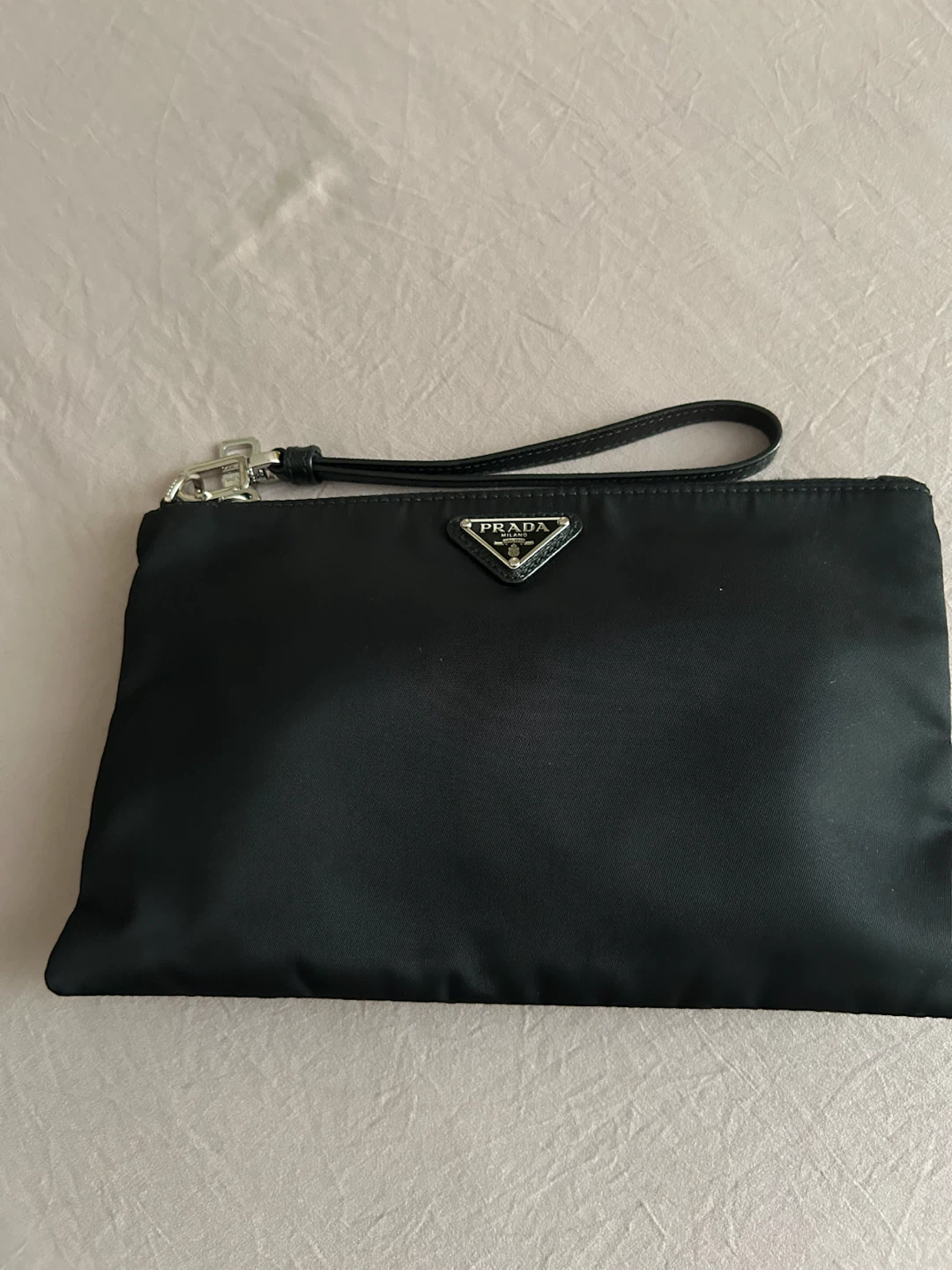 Prada Black Nylon Wristlet Pouch - photo 2