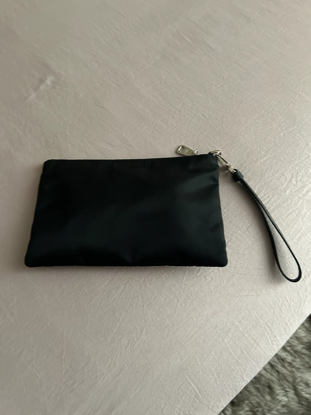 Prada Black Nylon Wristlet Pouch - photo 3