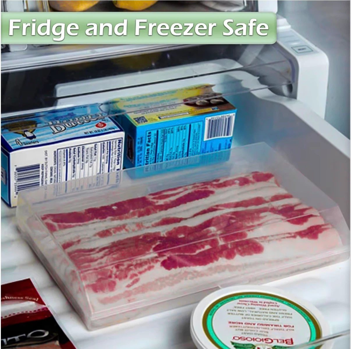 Home-X Translucent Plastic Food Storage Container - photo 2
