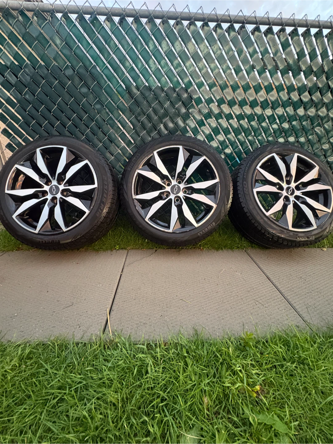 OEM Chevrolet 18” Wheels & Pirelli Ice Zero Winter  – Set of 3