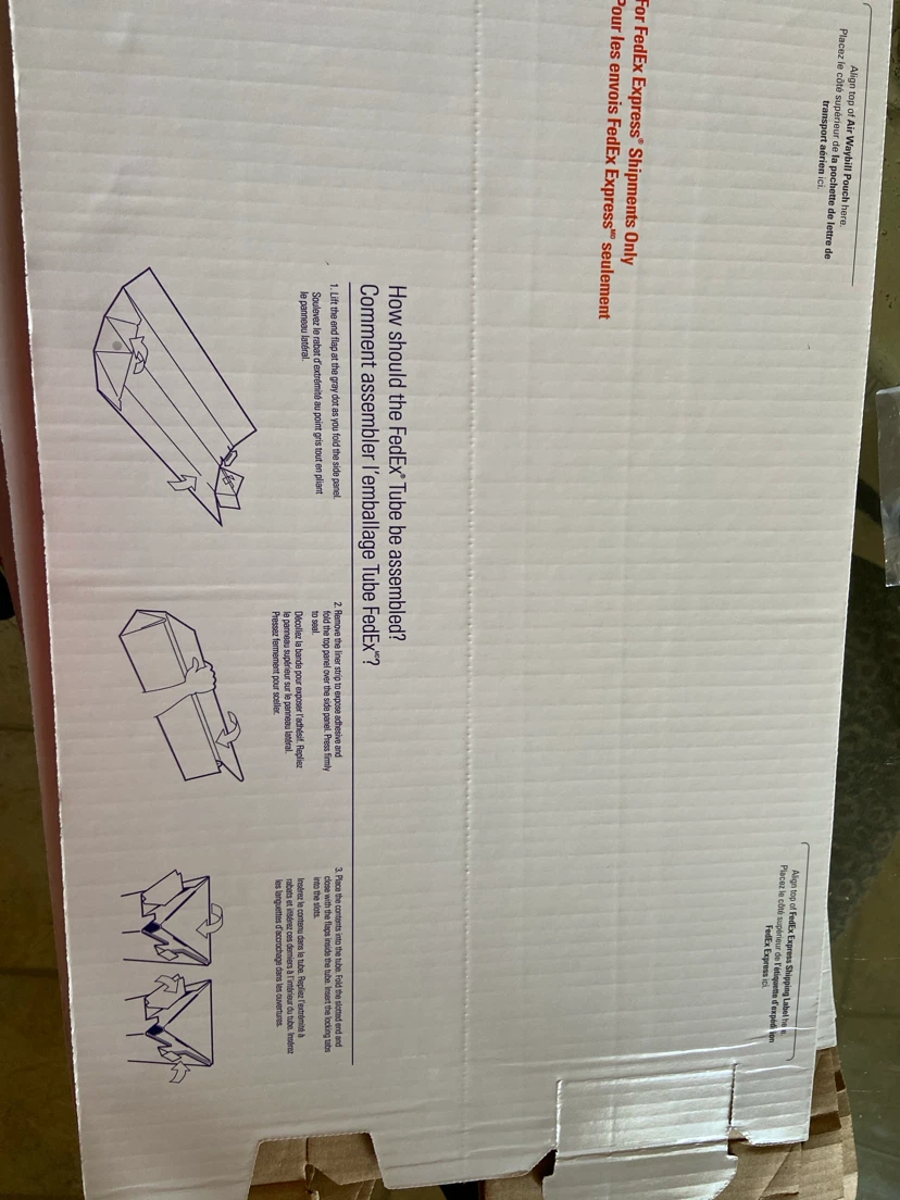 FedEx Express Tube Cardboard Shipping Boxes - photo 4