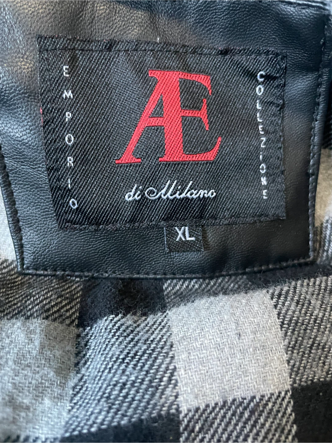 AE di Milano Faux Leather Jacket - XL - photo 2