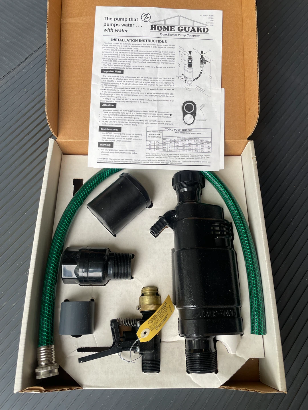 Home Guard Automatic Sump Pump