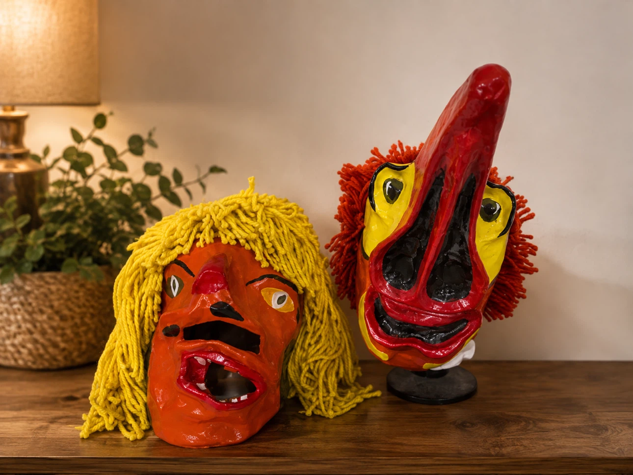 Handmade Folk Art Masks