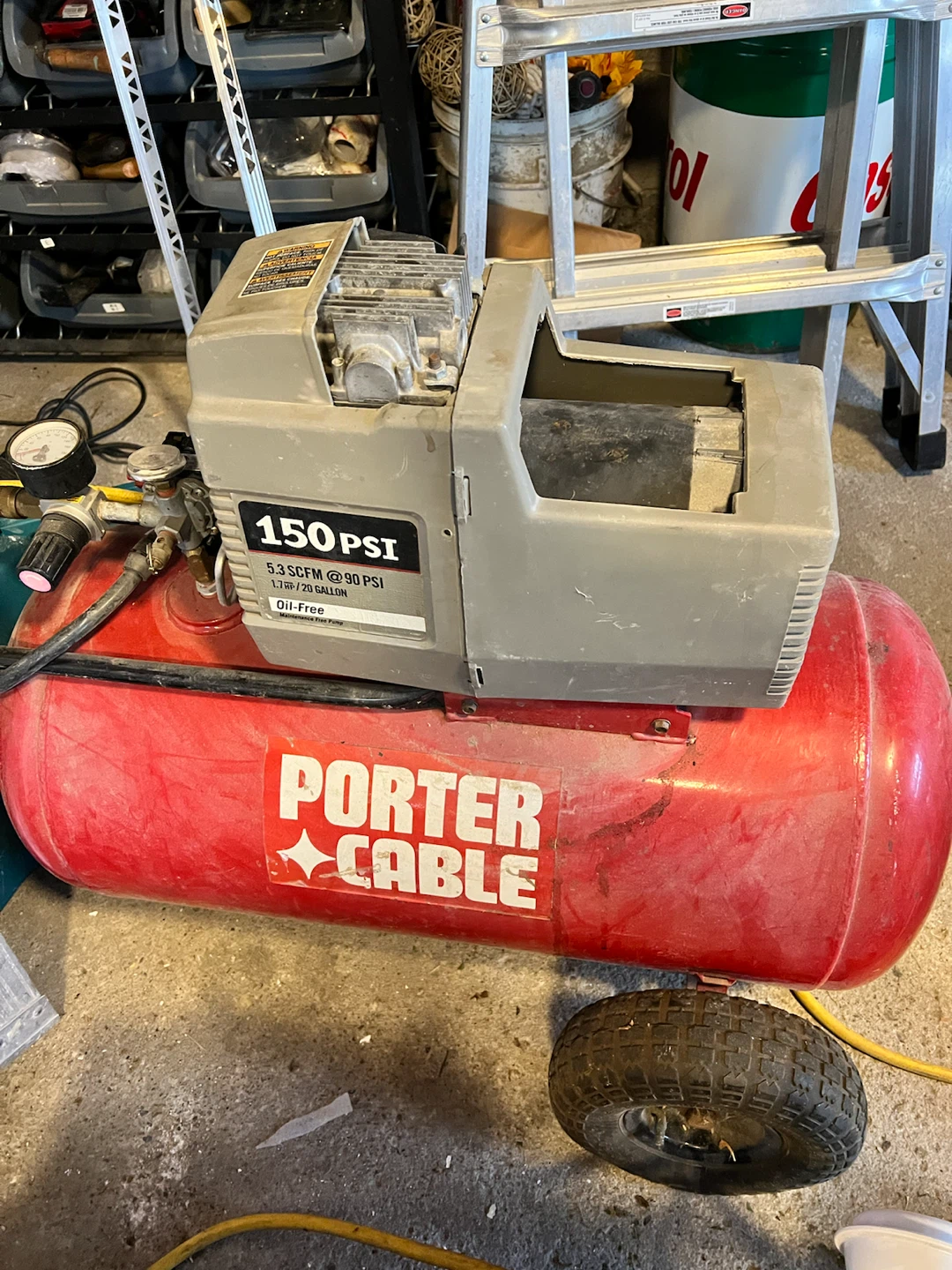 Porter-Cable 20 Gallon Air Compressor - photo 2