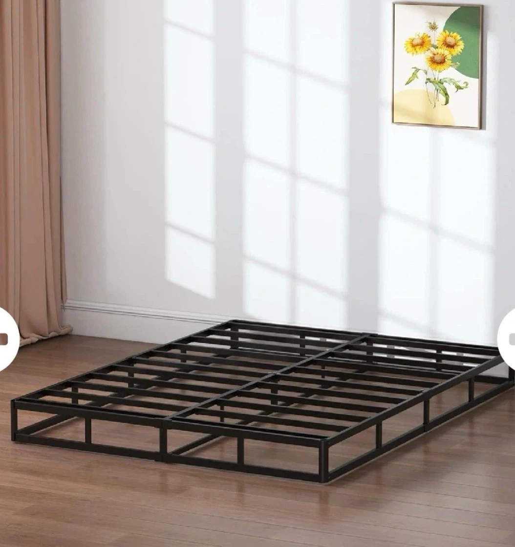 Full Size Box Spring and Metal Bed Frame