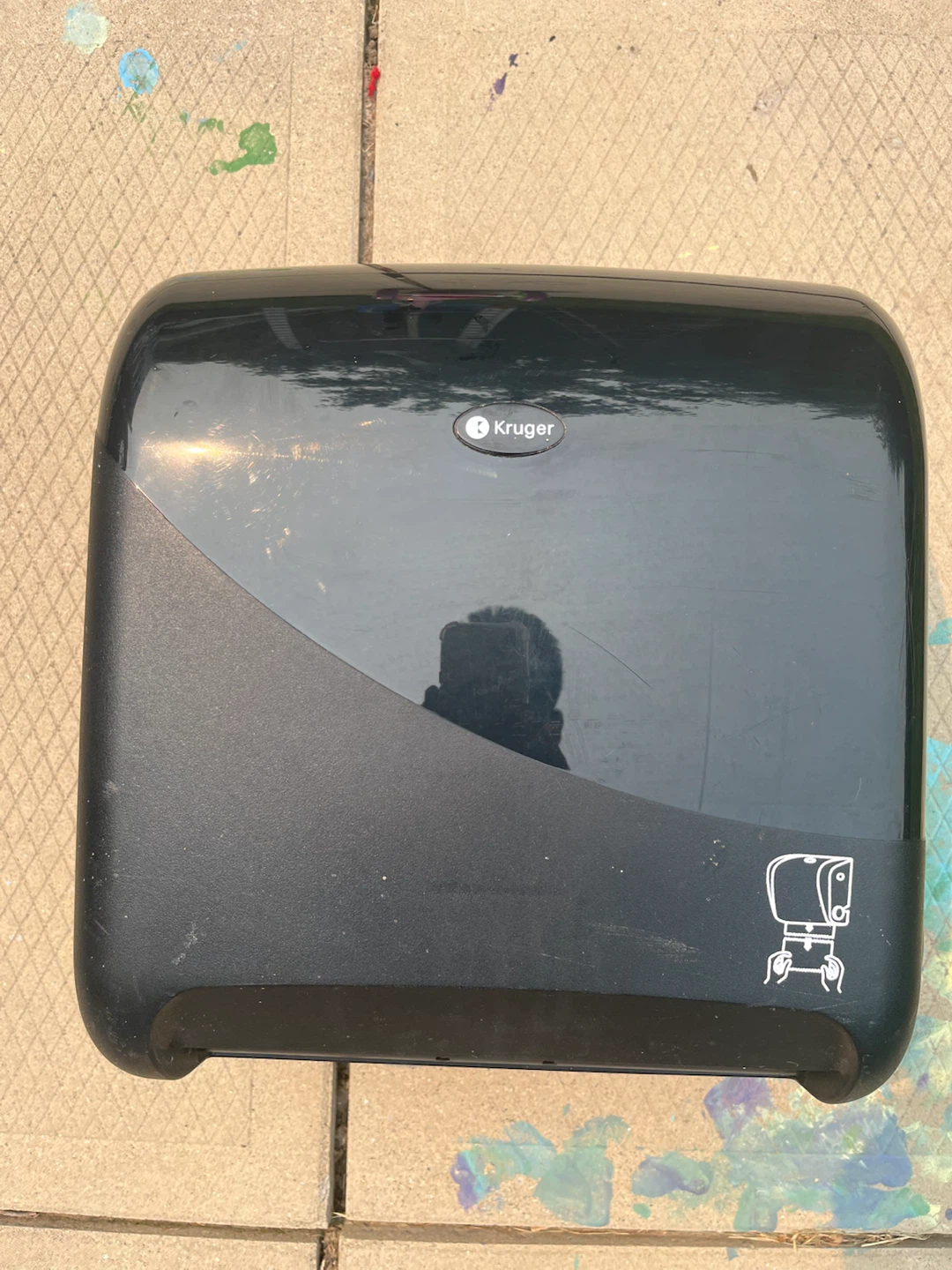 Kruger Black Paper Towel Dispenser