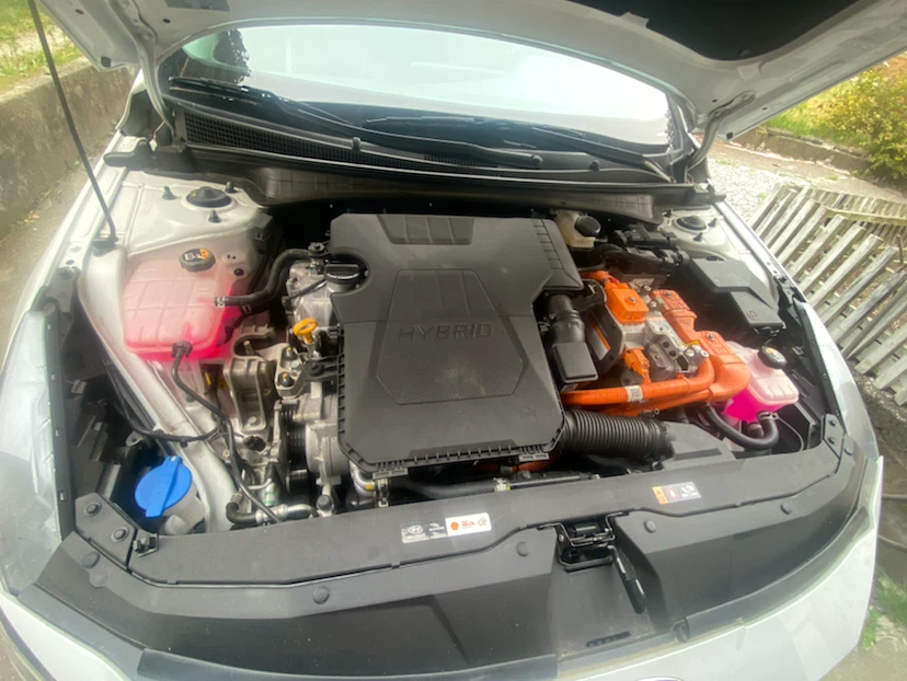 White Hyundai Elantra Hybrid 2023 Rebuilt - photo 5