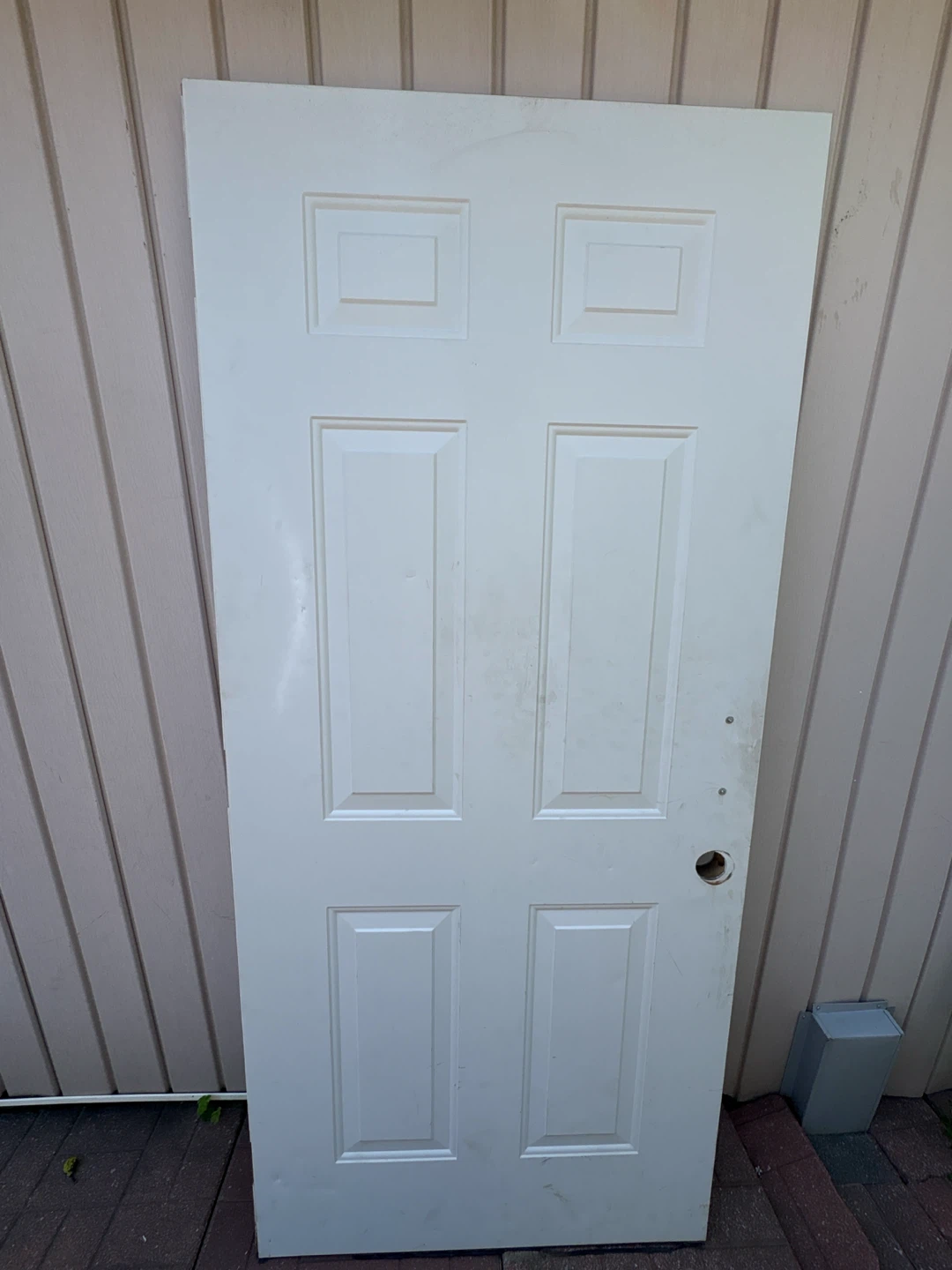 White 6-Panel Interior Door