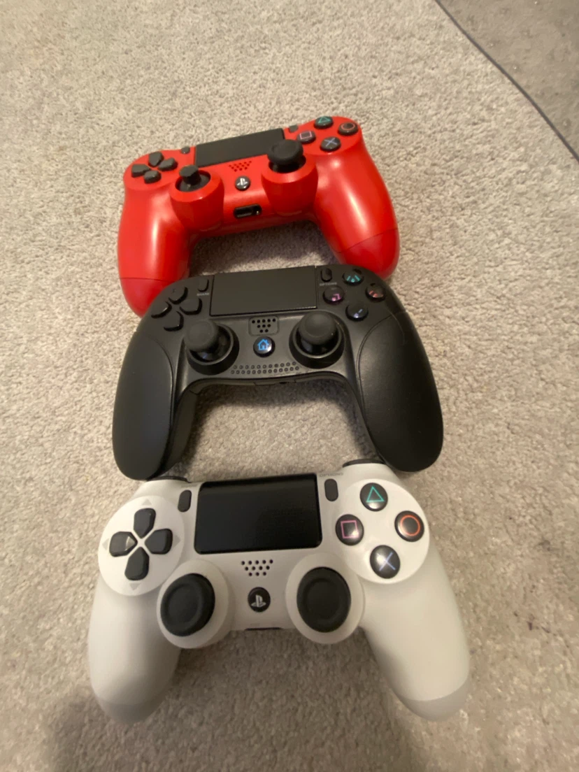 2 PS4 slims plus controllers - photo 4