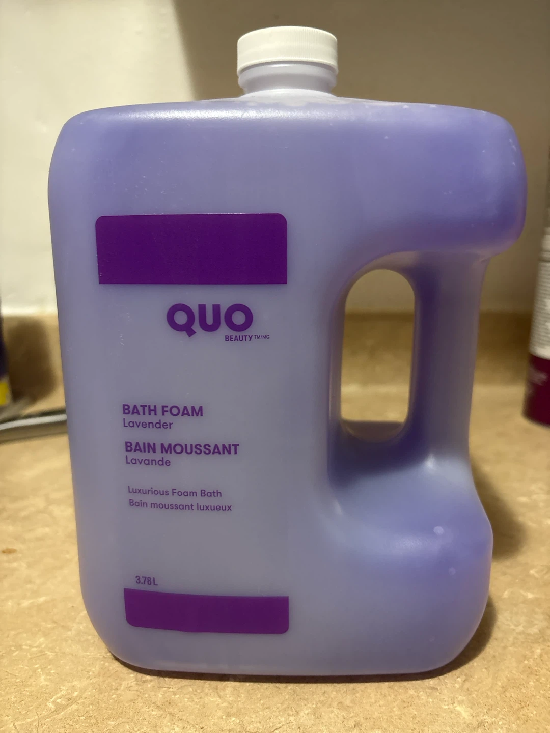 QUO Lavender Bath Foam 3.78L