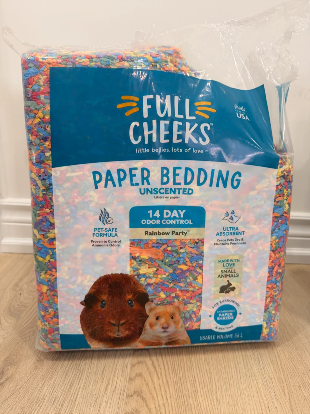 Full Cheeks Paper Bedding - Unscented Rainbow Party