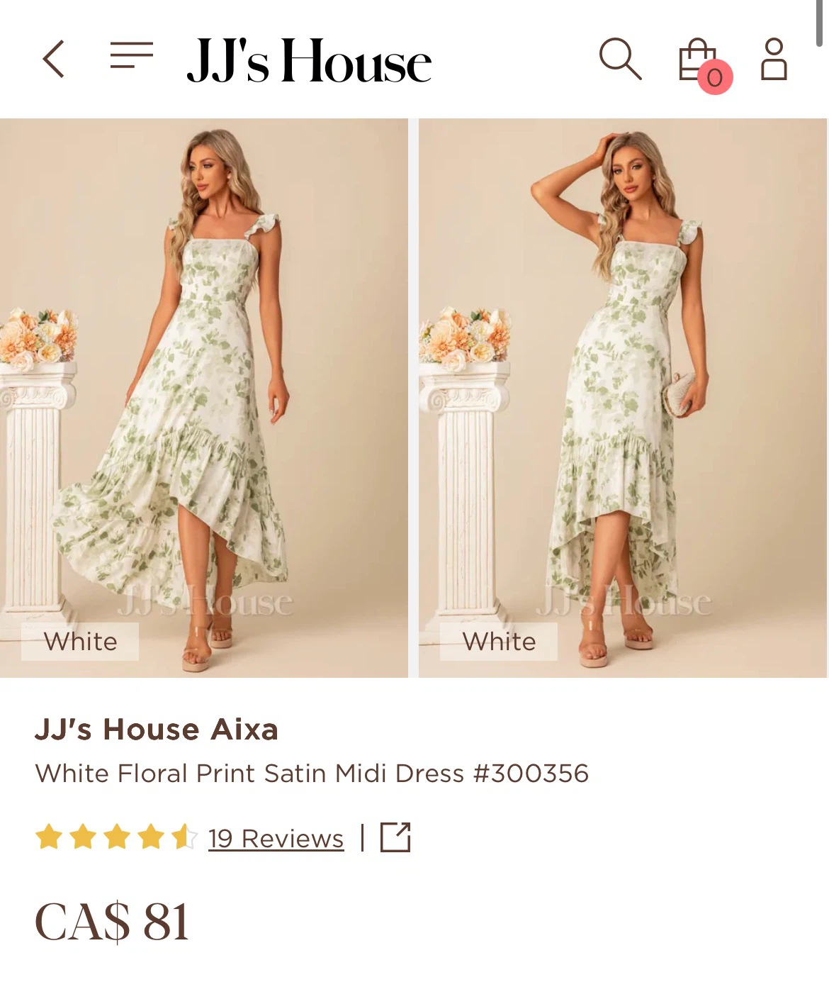 Green & White Floral Dress - photo 5