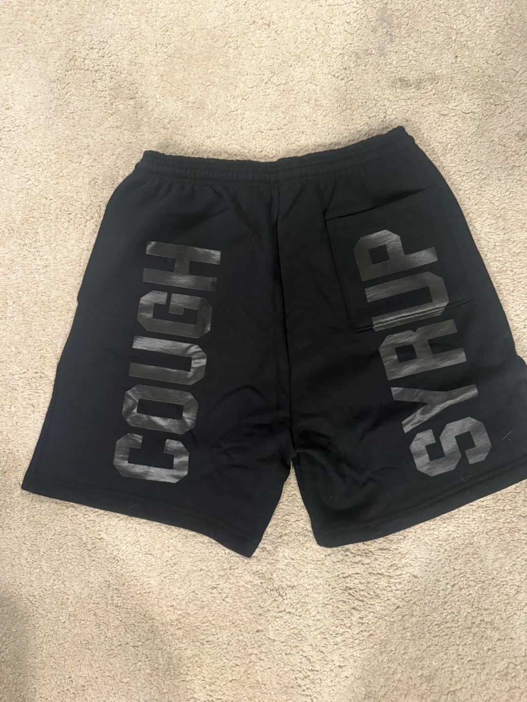 Black Cough Syrup Graphic Shorts