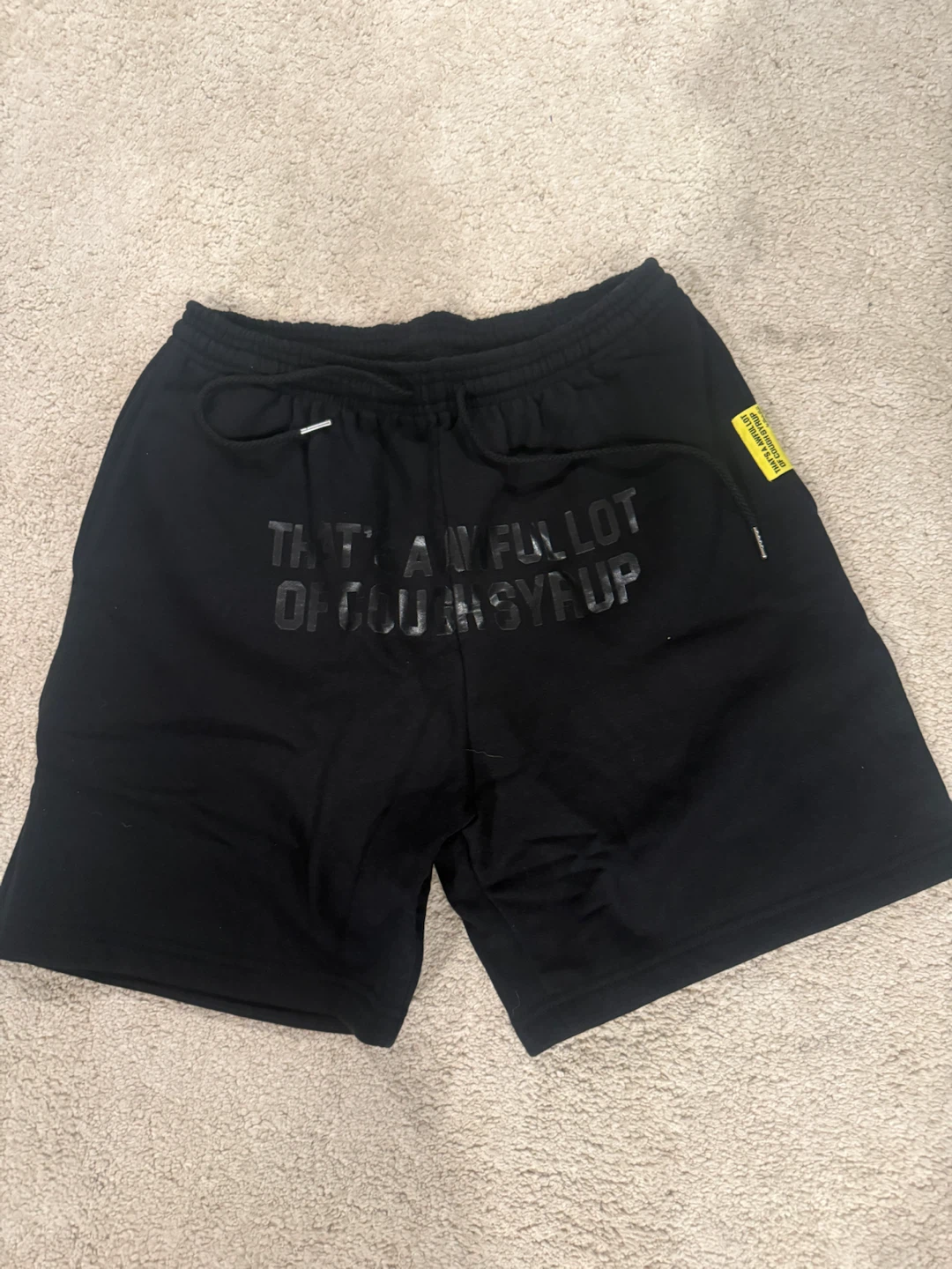 Black Cough Syrup Graphic Shorts - photo 2
