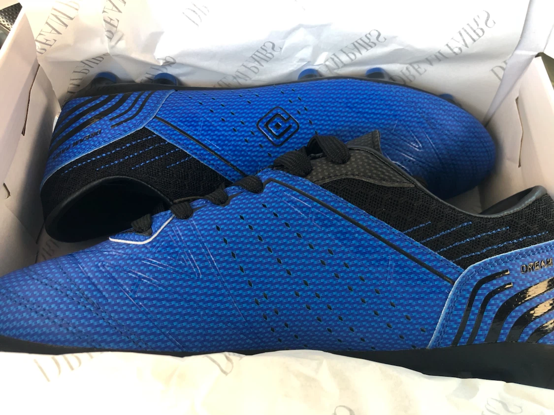 Dream Pairs Blue Soccer Cleats