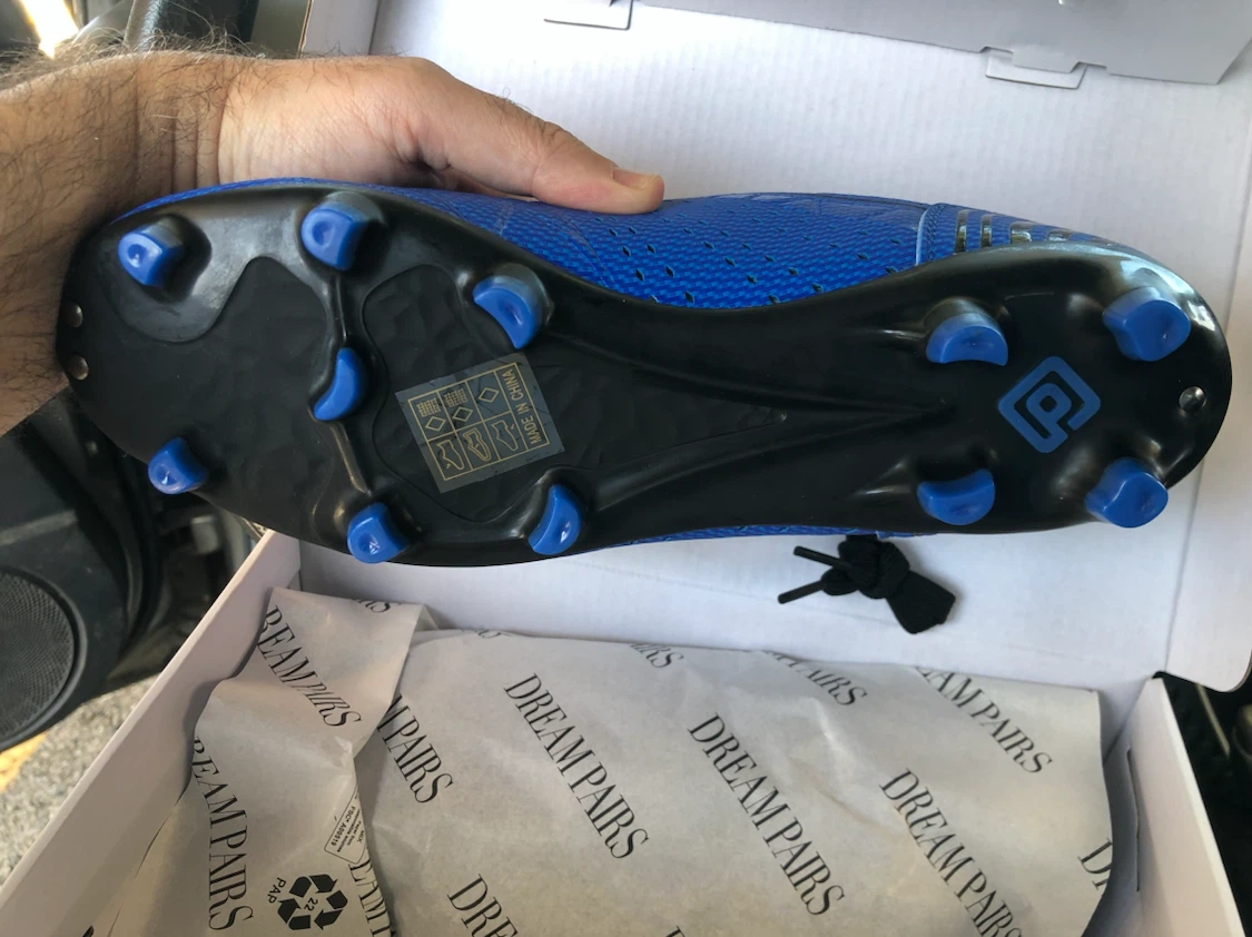 Dream Pairs Blue Soccer Cleats - photo 3