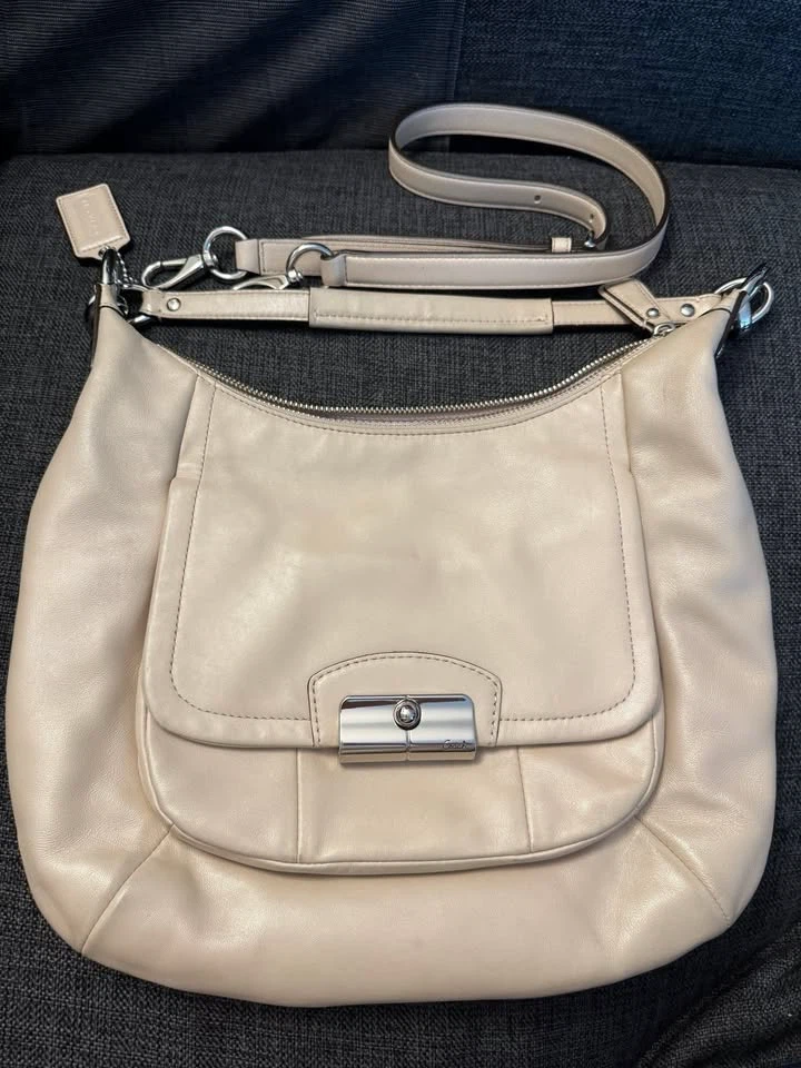 Kristin Leather Hobo Coach