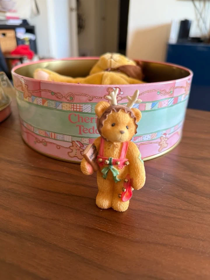 Cherished Teddies 1999 Limited Holiday Collectible Tin Gift Set - photo 2
