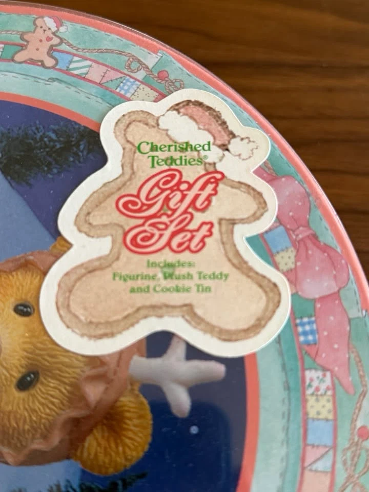 Cherished Teddies 1999 Limited Holiday Collectible Tin Gift Set - photo 4