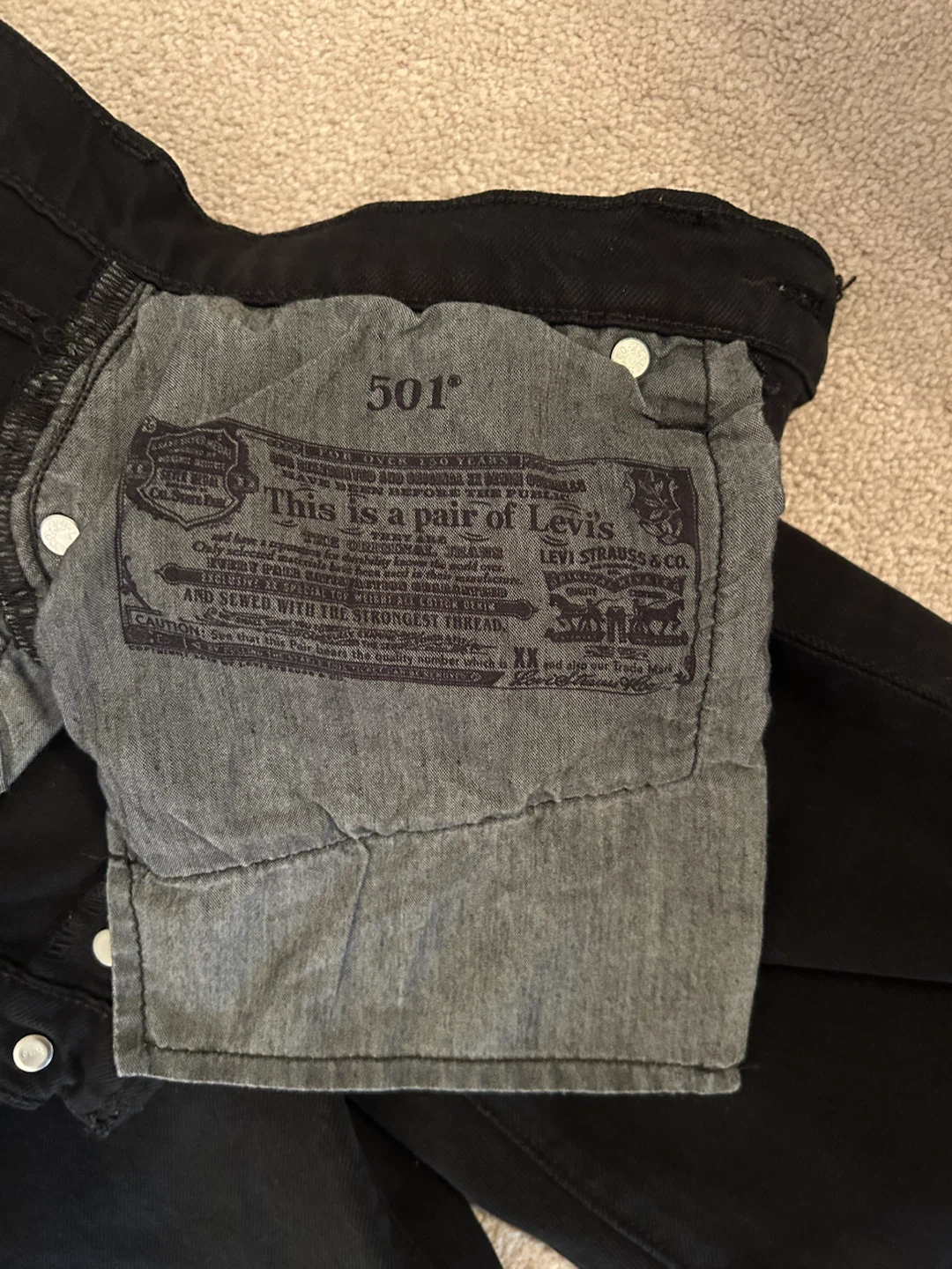 Black Levi Jeans - photo 4