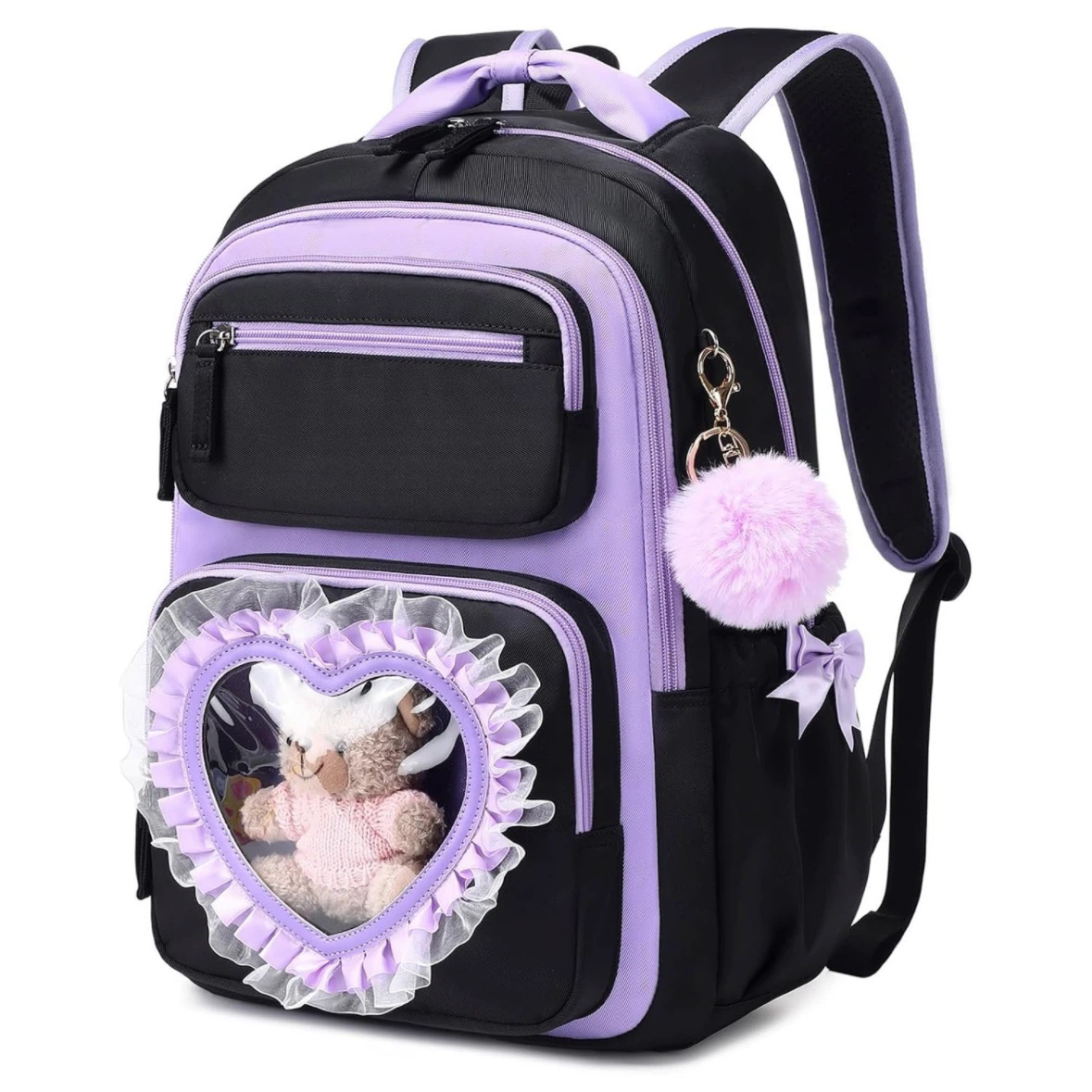 Brand New Purple & Black Backpack