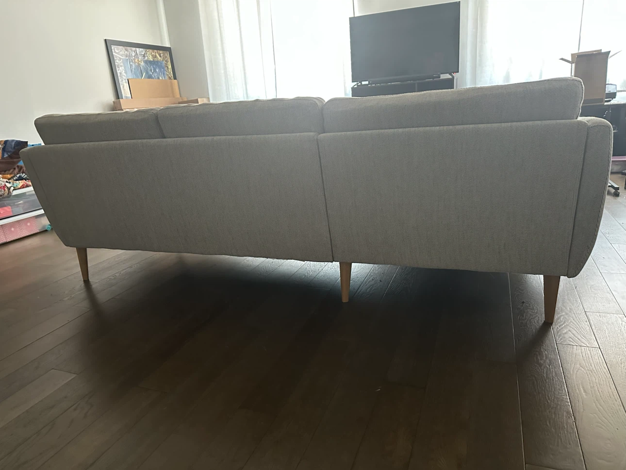 Ikea SMEDSTORP Sofa with Chaise - photo 3