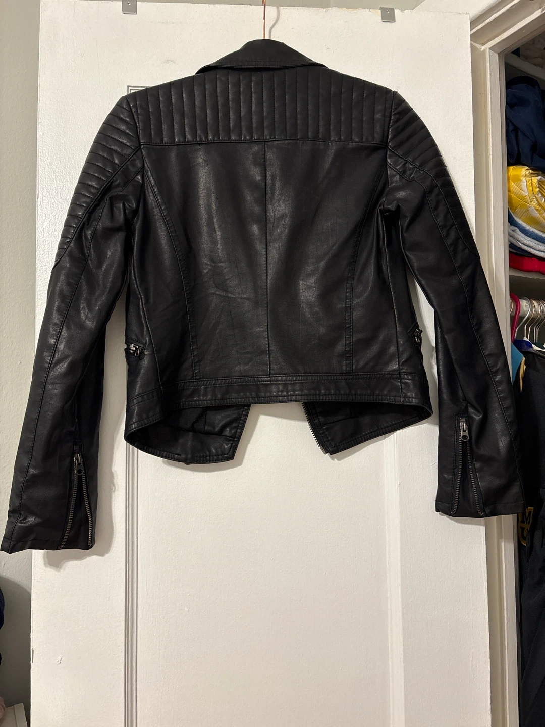 Faux Leather Jacket - photo 3