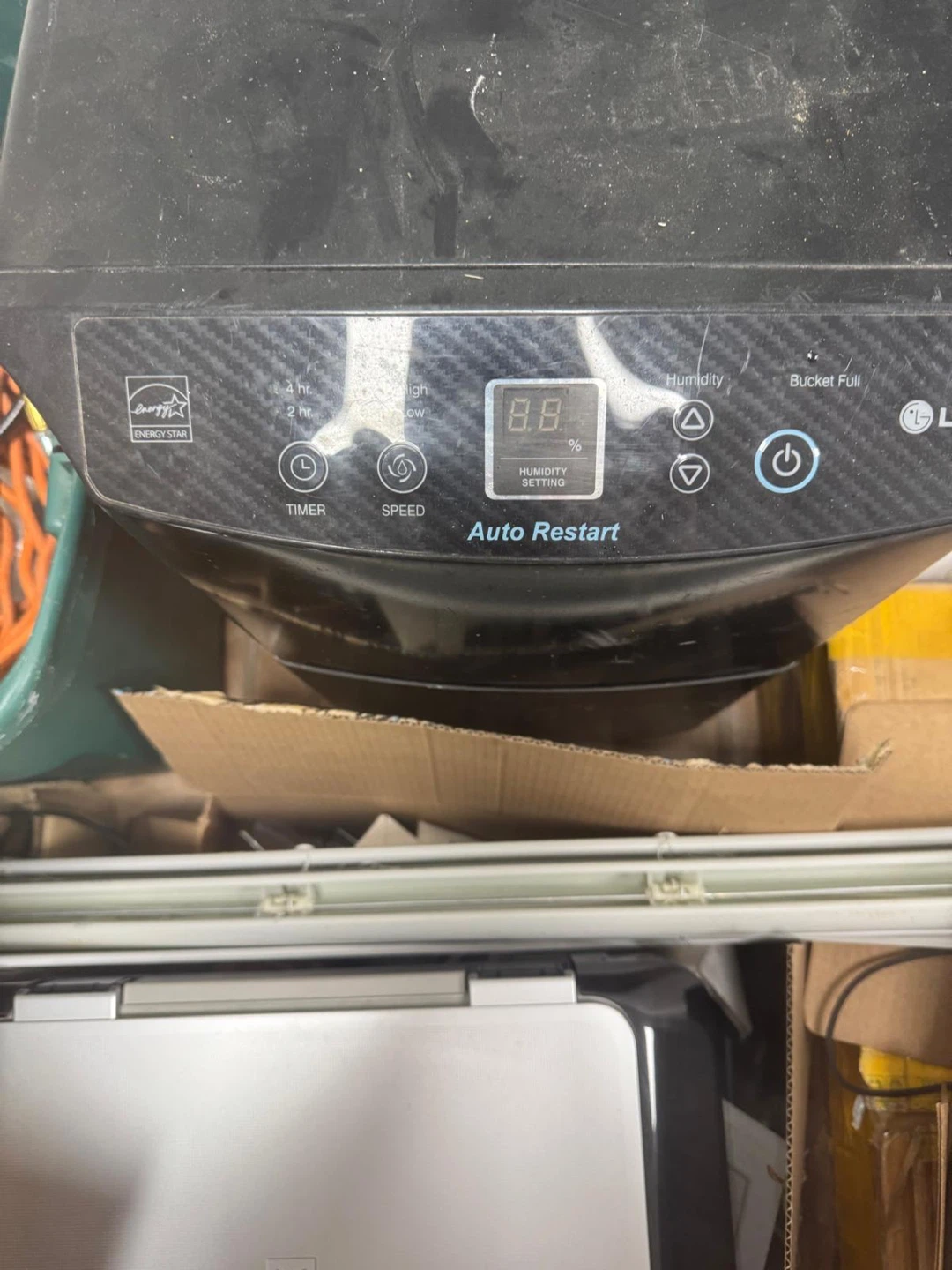 LG Dehumidifier with Auto Restart