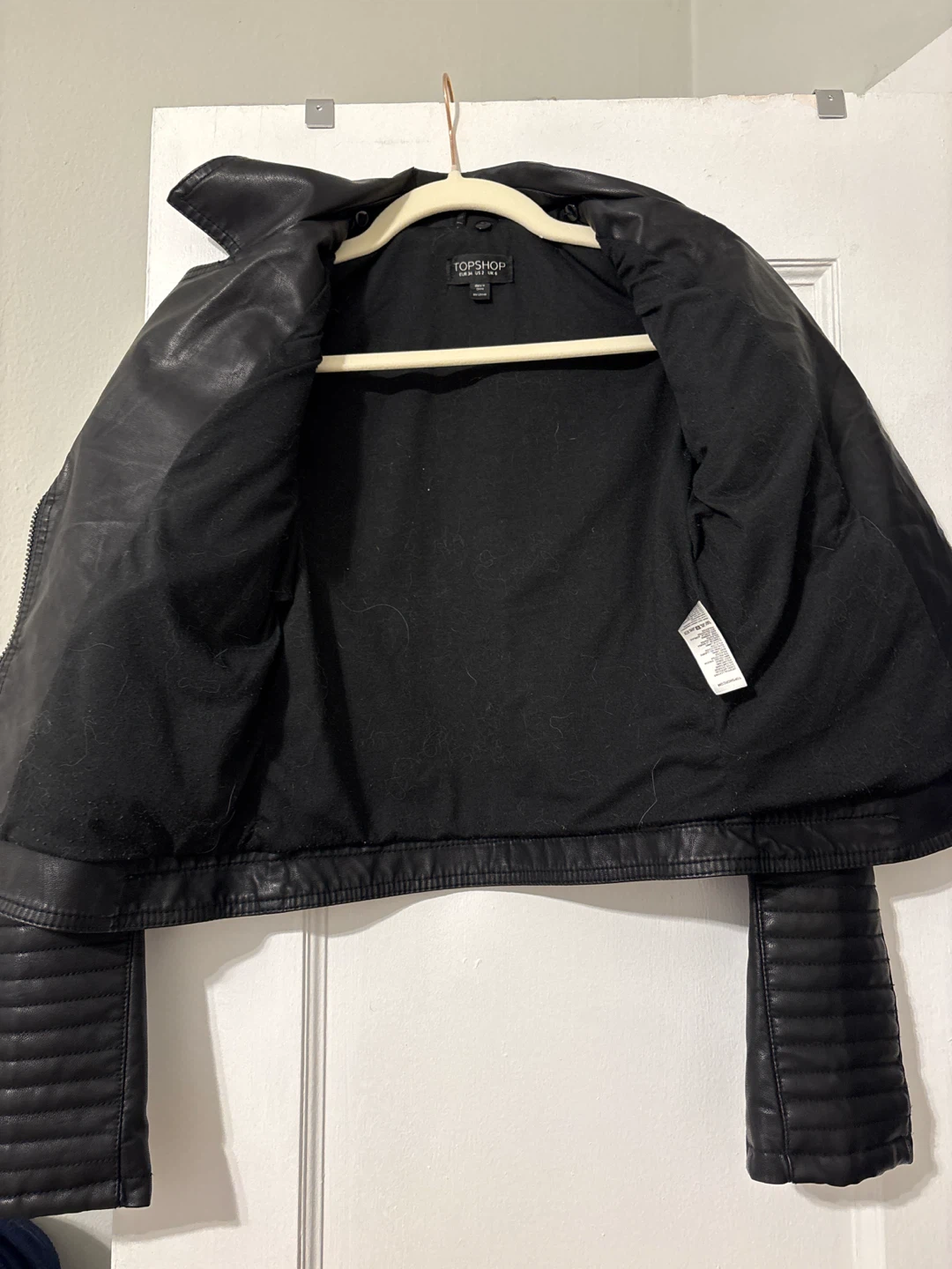 Faux Leather Jacket - photo 4