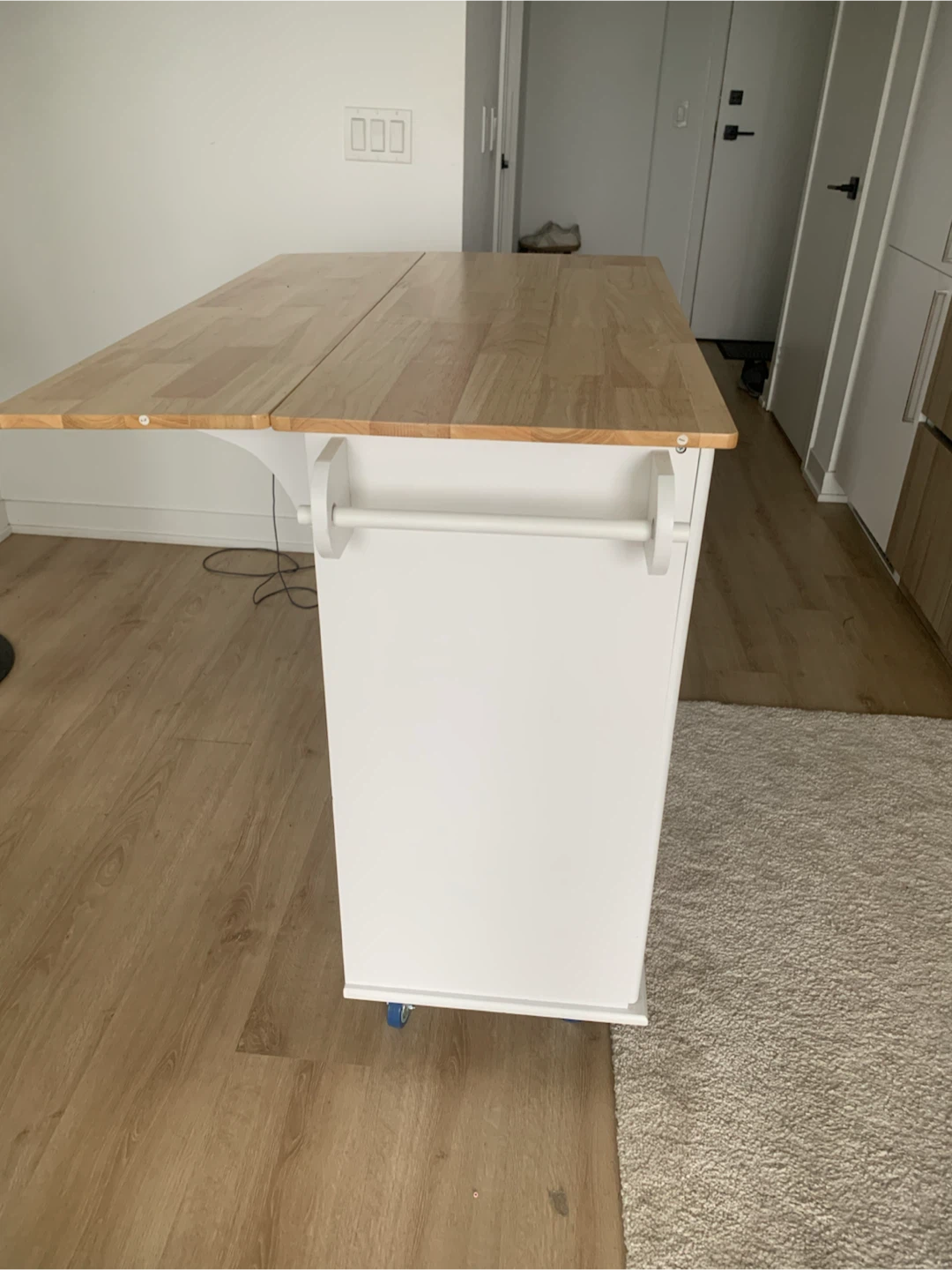 Kitchen Island with Drop Leaf - photo 4