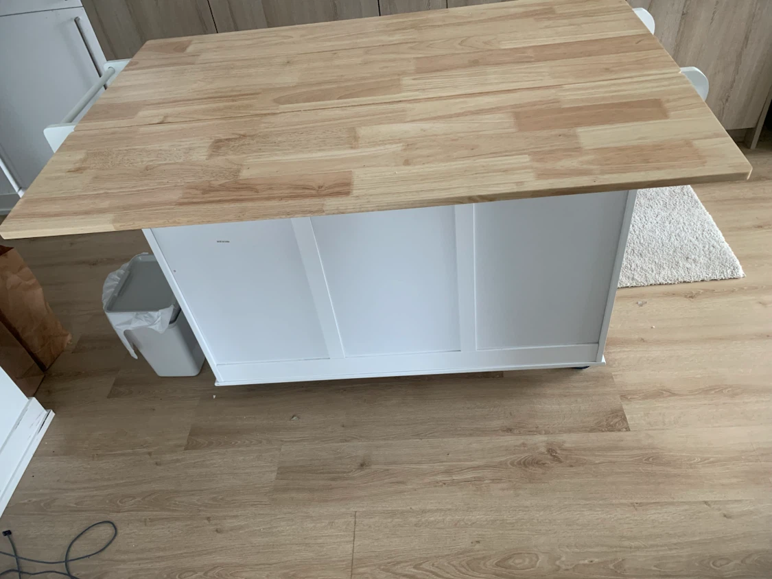 Kitchen Island with Drop Leaf - photo 5