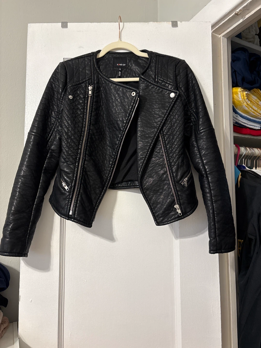 Faux Leather Jacket