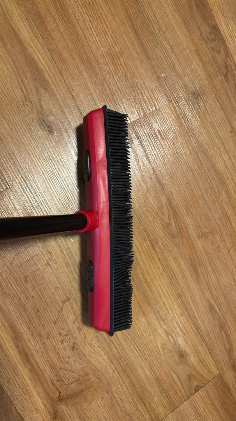 Red Rubber Broom with Squeegee - photo 4