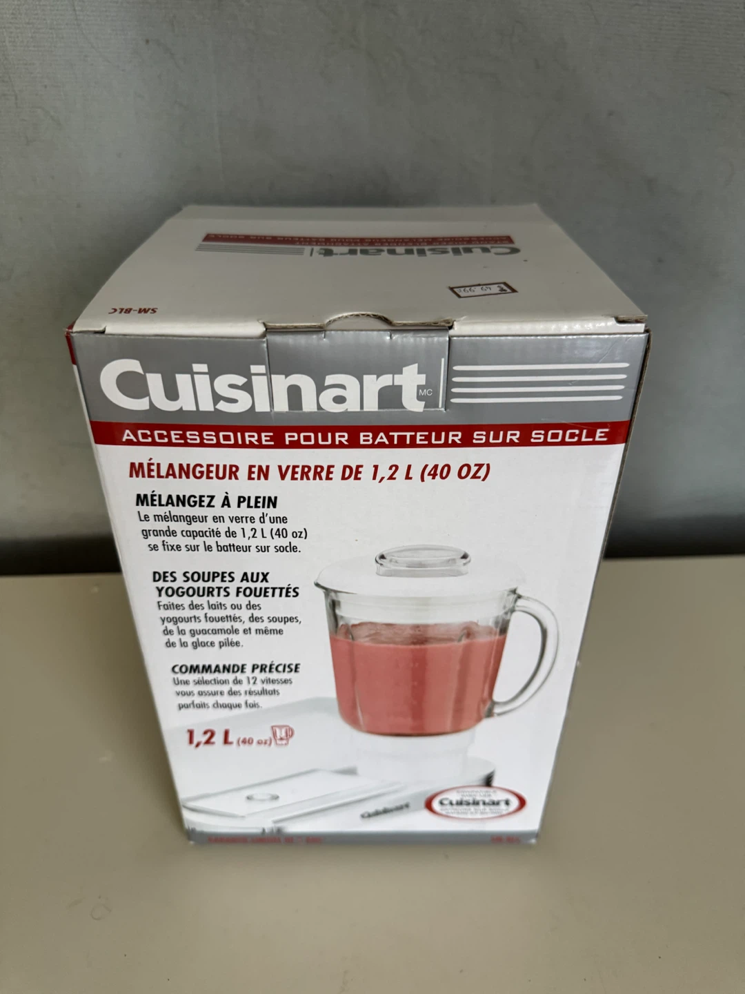 Cuisinart 40-oz. Glass Blender Attachment for Stand Mixer
