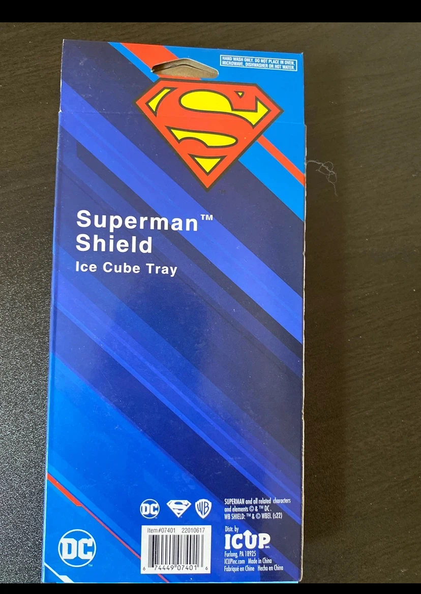 Superman Shield Ice Cube Tray