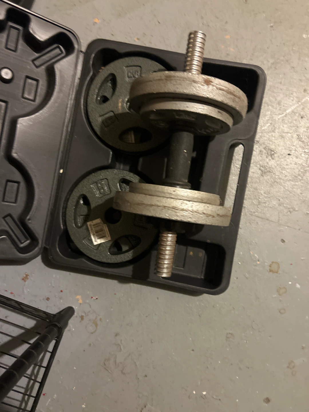 Adjustable Dumbbell Set with Case