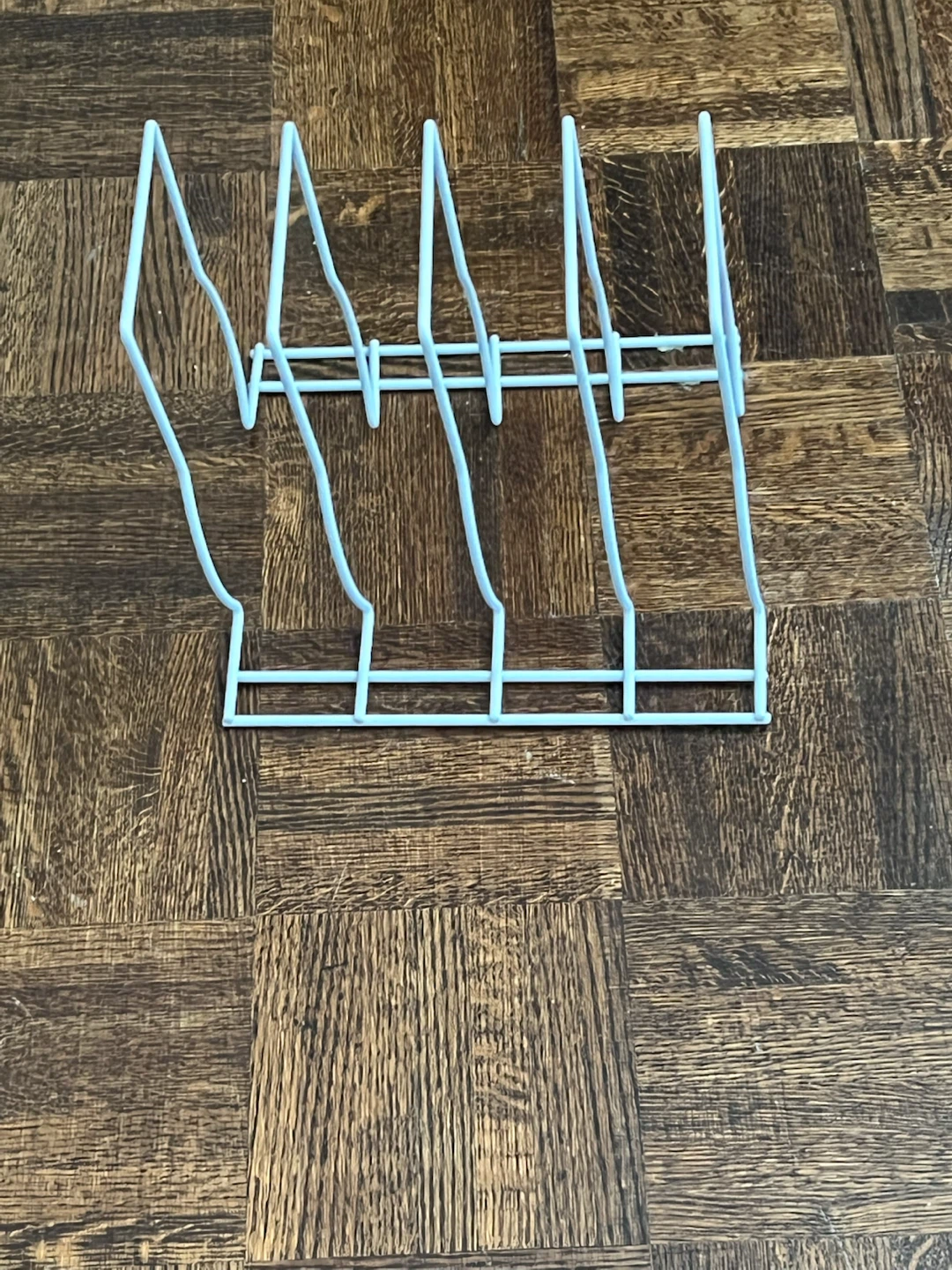 Light Blue Wire Pan Rack Organizer - photo 2
