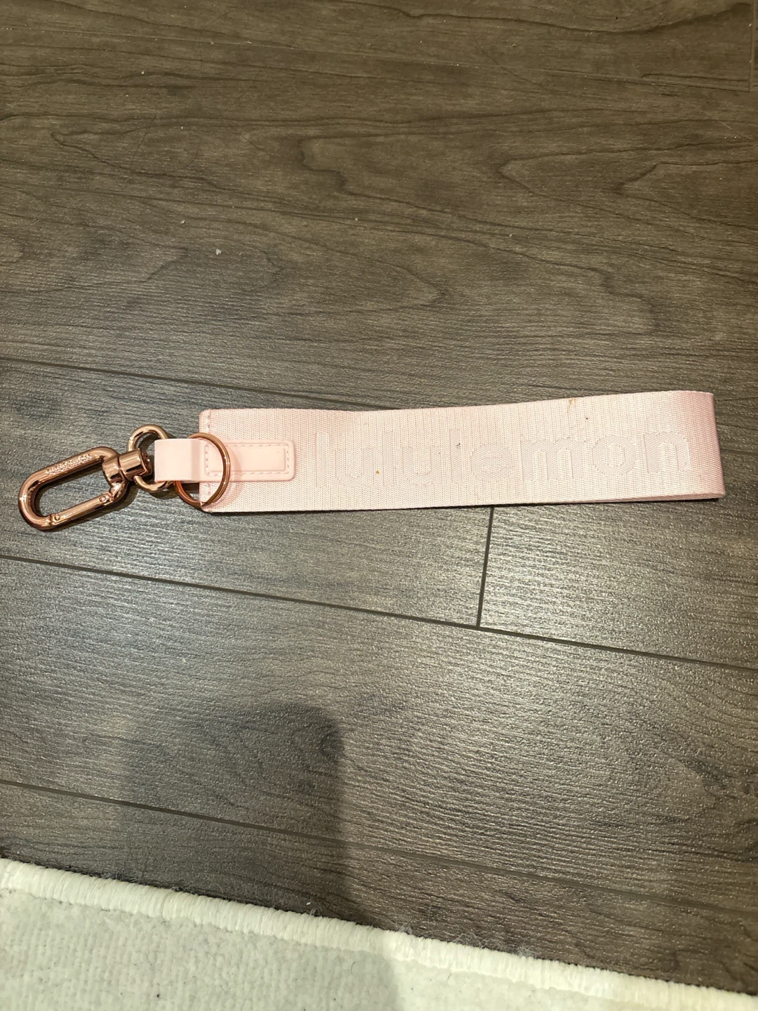 Lululemon Pink Keychain Strap