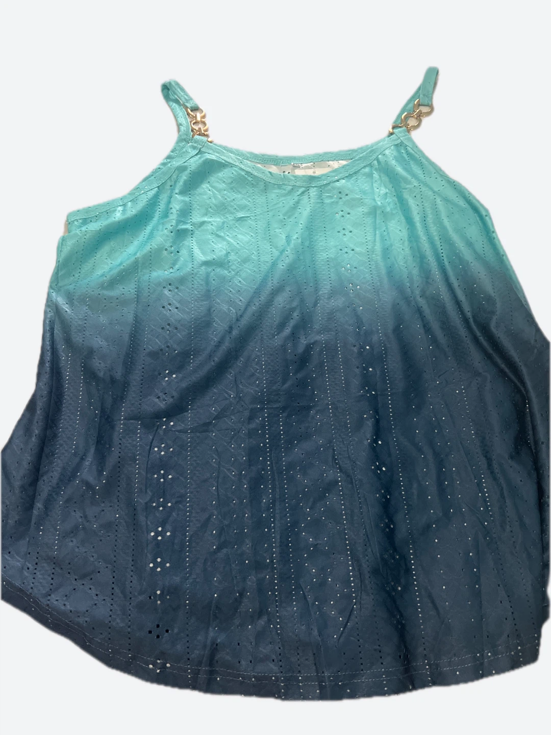 Ombre Chain Strap Tank Top