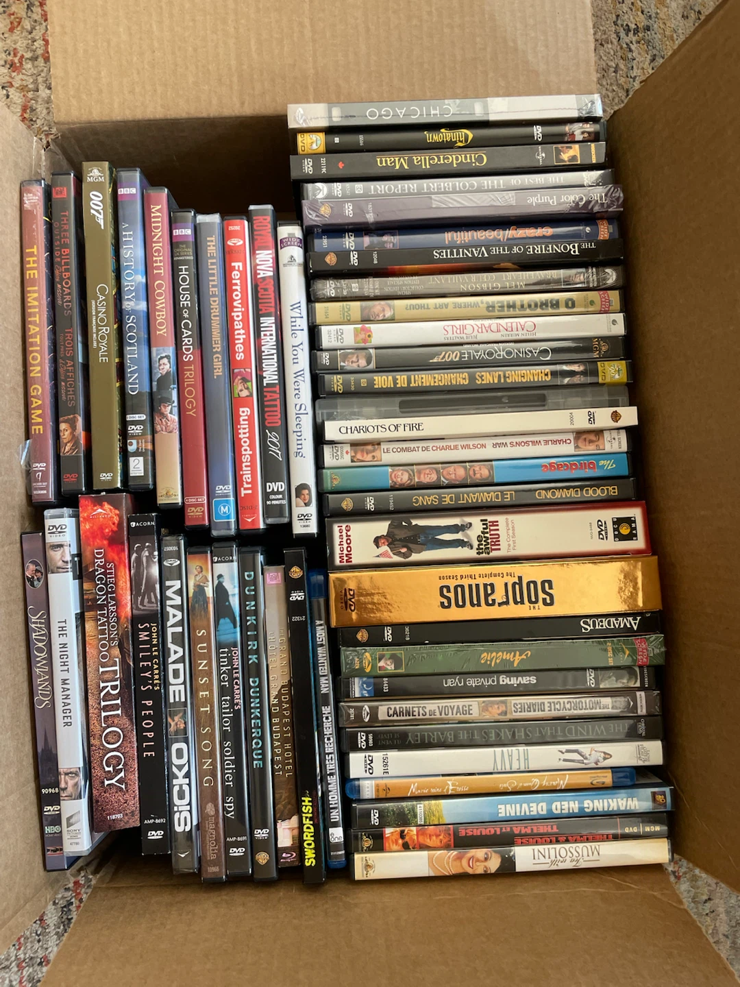 50 DVDs