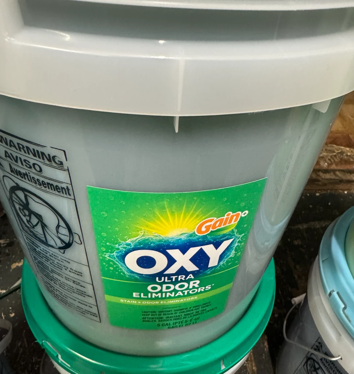 Tide, Gain, Dawn, Downy, and Oxy Laundry Detergent Buckets - photo 2